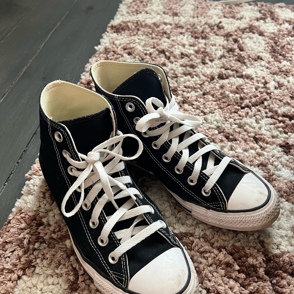 Classic Black High-Top Converse